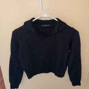 Brandy Melville Black Cropped Sweater